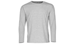 valueweight long sleeve t unisex - heather gray