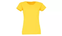 Valueweight T Lady-Fit T-Shirt - gelb