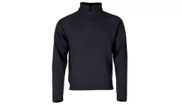 Premium Zip Neck Sweat Unisex - deep navy