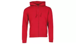 Premium hooded sweat jacket Men - red