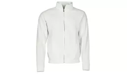 Premium Sweatjacke Men - weiß