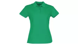 ladies premium polo - may green