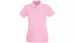 ladies premium polo - rose