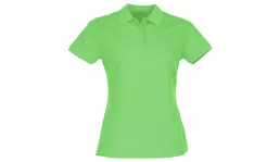 ladies premium polo - lime