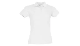 65/35 Polo made of mixed fabric Lady-Fit - white