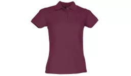 65/35 Polo made of mixed fabric Lady-Fit - burgundy
