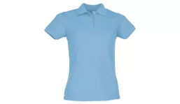 65/35 Polo made of mixed fabric Lady-Fit - pastel blue