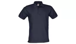 Premium cotton polo shirt Men - deep navy