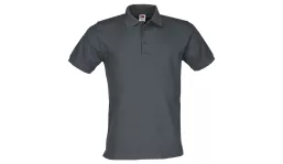 Premium cotton polo shirt Men - graphite