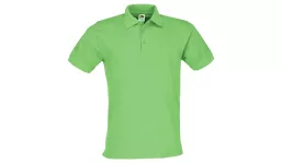 Premium cotton polo shirt Men - lime