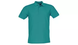 65/35 Polo made of mixed fabric Men - emerald green