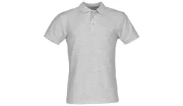 65/35 Polo made of mixed fabric Men - heather gray