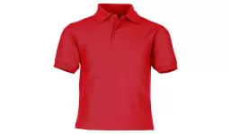 65/35 Polo made of mixed fabric Kids - red
