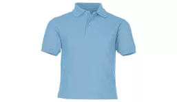 65/35 Polo made of mixed fabric Kids - pastel blue