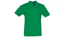 Classic cotton polo men - fern green