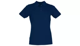 Classic cotton polo ladies - navy