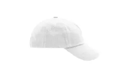5 Panel children cap - white