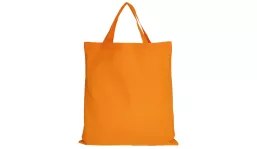 Baumwolltasche Classic mit zwei kurzen Henkeln - mandarin