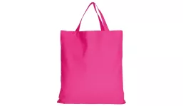 Baumwolltasche Classic mit zwei kurzen Henkeln - pink