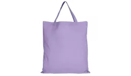Baumwolltasche Classic mit zwei kurzen Henkeln - lavendel