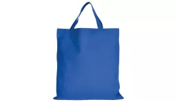 Baumwolltasche Classic mit zwei kurzen Henkeln - royalblau