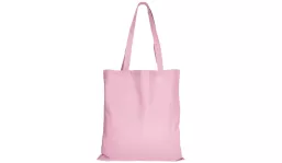 Baumwolltasche Classic mit zwei langen Henkeln - rosa