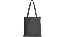 Baumwolltasche Classic mit zwei langen Henkeln - anthrazit