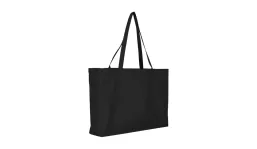 Baumwolltasche Cotton Shopper - schwarz