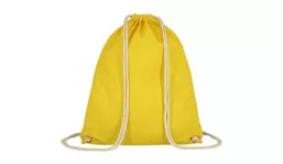 Turnbeutel aus 100% Baumwolle - gelb