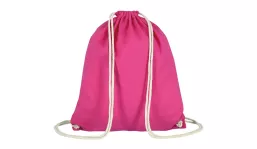 Turnbeutel aus 100% Baumwolle - pink