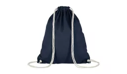 Turnbeutel aus 100% Baumwolle - dunkelblau