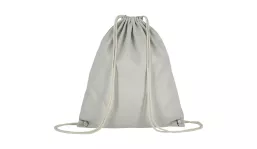 Turnbeutel aus 100% Baumwolle - hellgrau