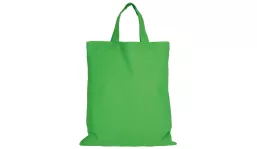 Baumwolltasche Midi mit zwei kurzen Henkeln - maigrün