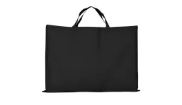 Baumwolltasche Big Bag mit zwei kurzen Henkeln - schwarz