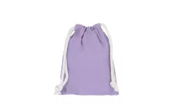 Zuziehbeutel mit doppeltem Kordelzug 10 x 14 cm - lavendel