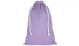Zuziehbeutel mit doppeltem Kordelzug 30 x 45 cm - lavendel