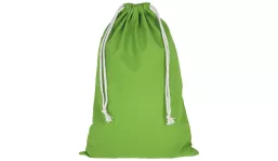 Zuziehbeutel mit doppeltem Kordelzug 30 x 45 cm - hellgrün