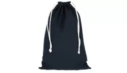 Zuziehbeutel mit doppeltem Kordelzug 40 x 50 cm - dunkelblau