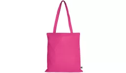 Tasche aus Fairtrade-Baumwolle mit zwei langen Henkeln - pink