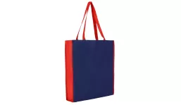 Tasche aus 100% Polypropylen City-Bag 2 - dunkelblau/rot