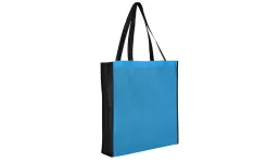 Tasche aus 100% Polypropylen City-Bag 2 - hellblau/schwarz