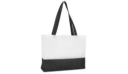 Tasche aus 100% Polypropylen City-Bag 1 - weiß/schwarz
