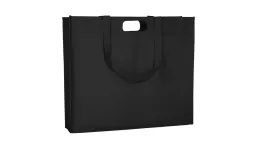 Tasche aus 100% Polypropylen City-Shopper 1 - schwarz
