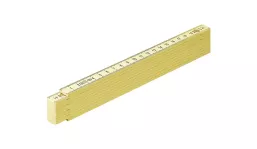 Plastic folding ruler Flexible - light yellow