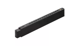 Plastic folding ruler Flexible - black