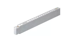 Plastic folding ruler Flexible - white