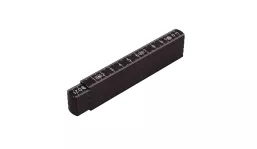 Plastic folding ruler Handling - black (frosted)