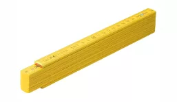 Wood folding ruler Luxury - yellow