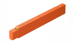 Wood folding ruler Luxury - orange