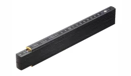 Wood folding ruler Luxury - black